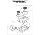 Whirlpool RC8900XXW0 optional electric coil module diagram