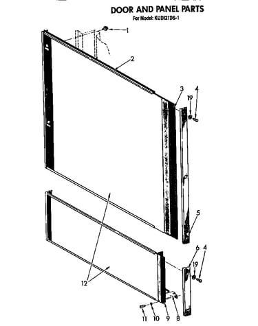 Door and panel