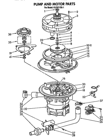 Pump and motor