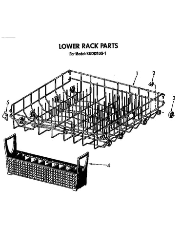 Lower rack