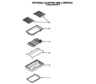 Whirlpool RS373PXWT0 optional electrical grill module diagram