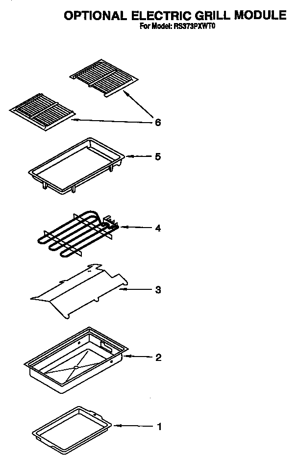 Optional electrical grill module