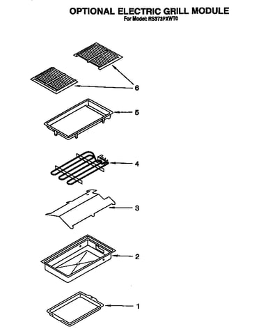 Optional electrical grill module