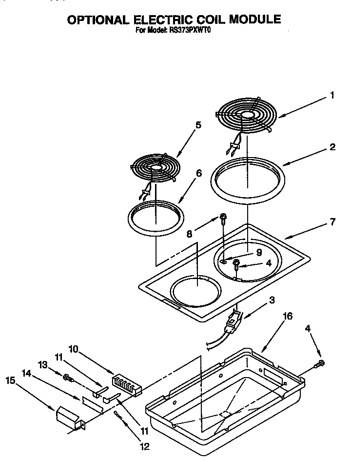 Optional electric coil module