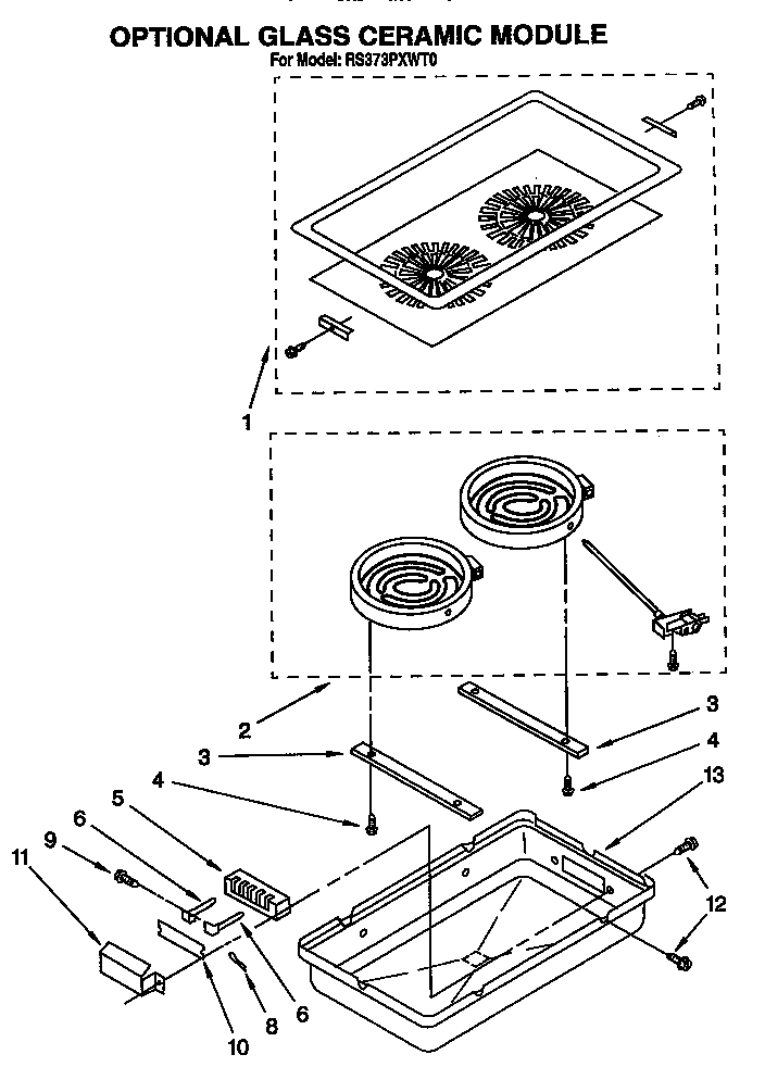 Optional glass ceramic module