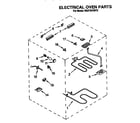 Whirlpool RS373PXWT0 electrical oven diagram
