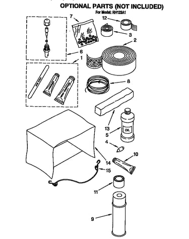 Optional parts (not included)