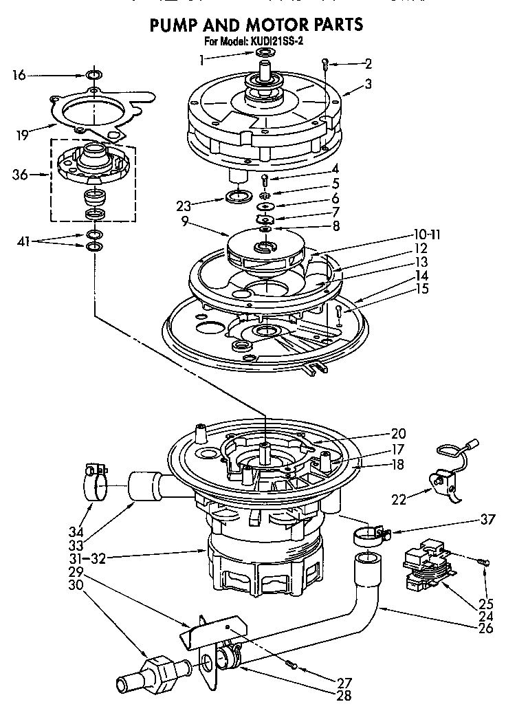 Pump and motor