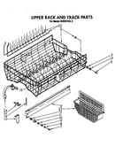 Upper rack and track