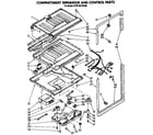 KitchenAid KTRF18KTO00 compartment separator and control diagram