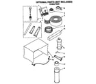 Whirlpool RH203A optional parts (not included) diagram
