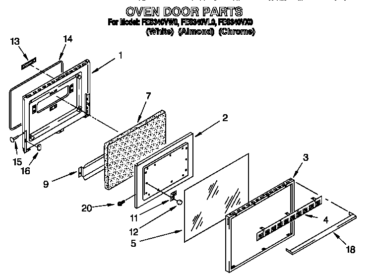 Oven door