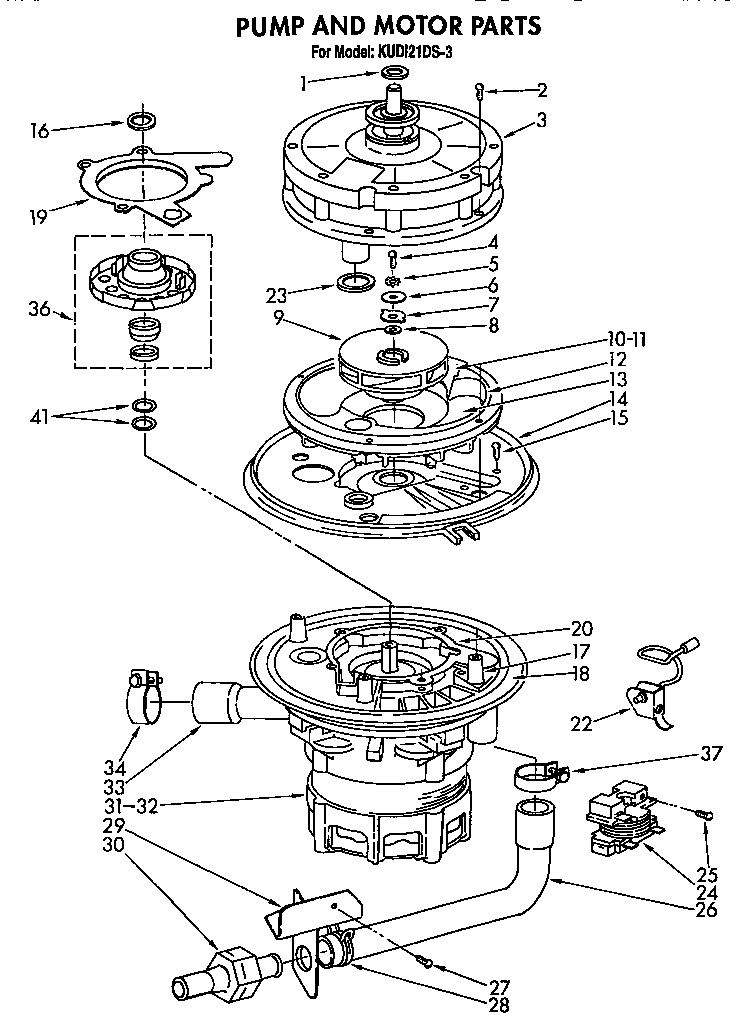 Pump and motor