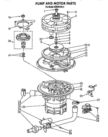 Pump and motor