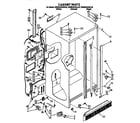 KitchenAid KSRB22QXAL00 cabinet diagram