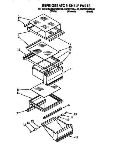 Refrigerator shelf