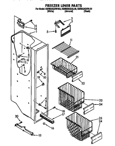 Freezer liner