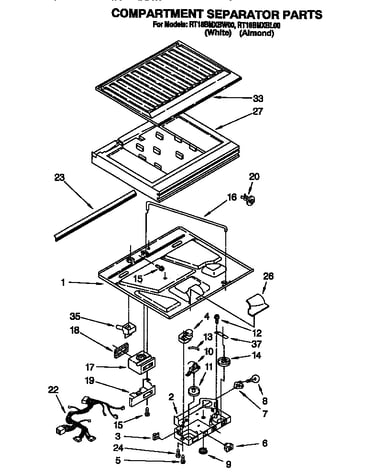 Compartment separator