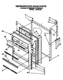 Refrigerator door