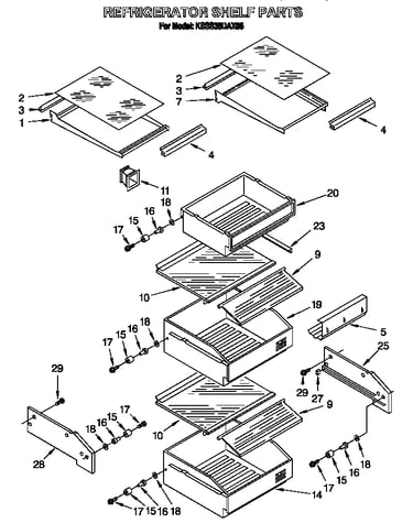 Refrigerator shelf