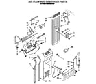 KitchenAid KSSS36DAX05 air flow and reservoir diagram