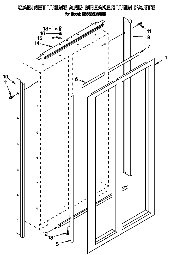 CABINET TRIMS AND BREAKER TRIM