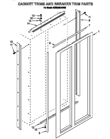 Cabinet trims and breaker trim
