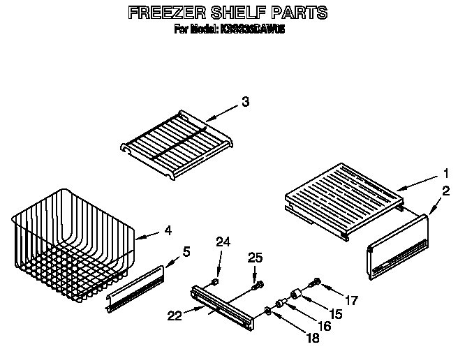 FREEZER SHELF