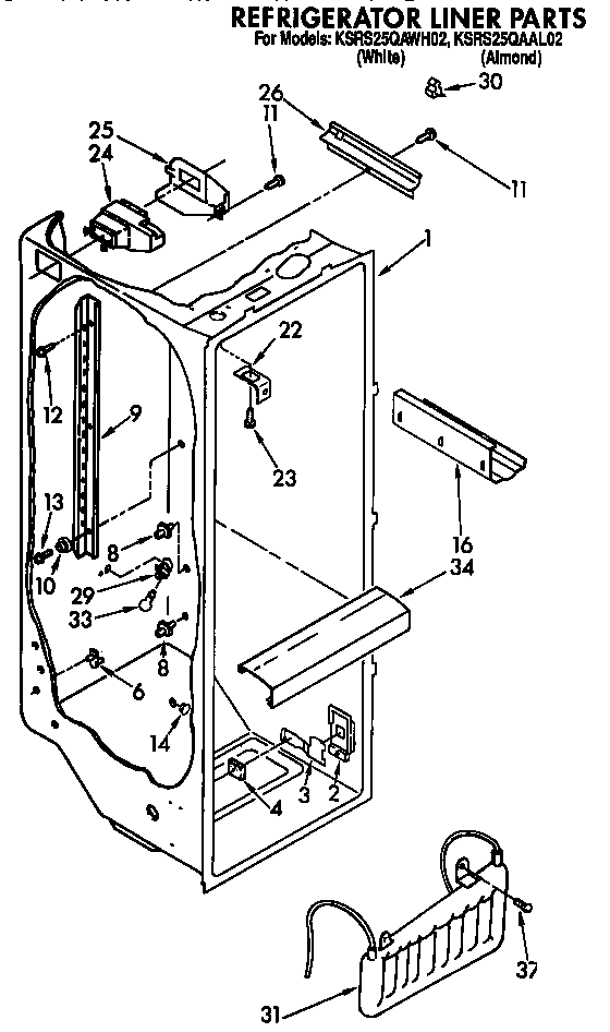 Refrigerator liner