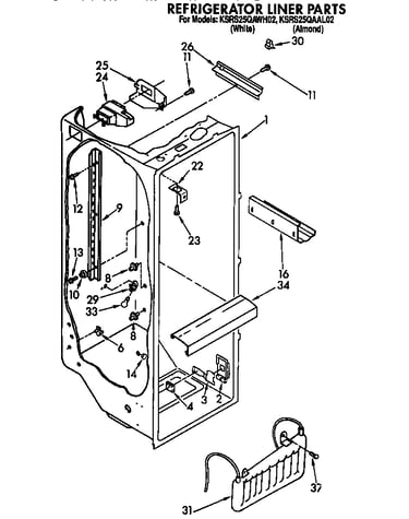 Refrigerator liner