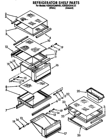 Refrigerator shelf