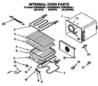 KitchenAid KEBS208ABL1 internal oven diagram