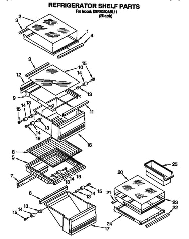 Refrigerator shelf
