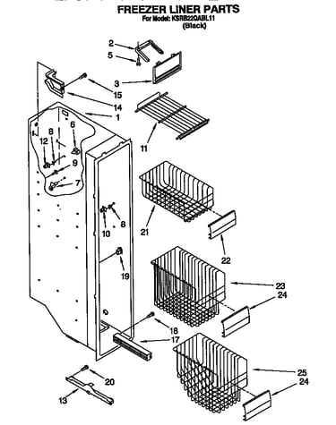 Freezer liner