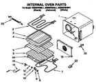 KitchenAid KEBS278ABL1 internal oven diagram