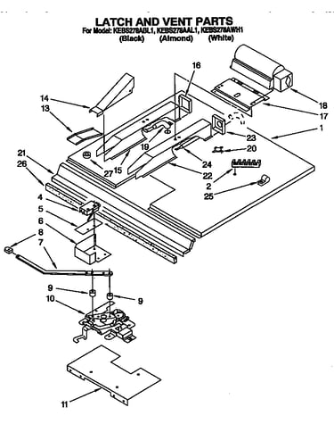 Latch and vent