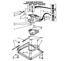 Whirlpool CA1752XYG0 machine base diagram