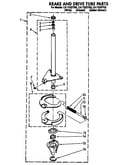 Brake and drive tube