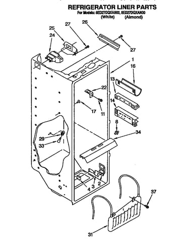 Refrigerator liner