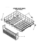 Lower rack