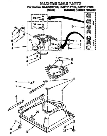 Machine base