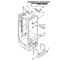 KitchenAid KSRC22DBAL00 refrigerator liner diagram