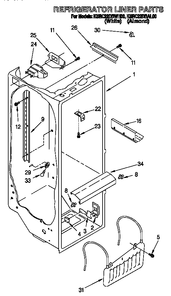 Refrigerator liner