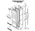 KitchenAid KSRC22DBWH00 refrigerator door diagram