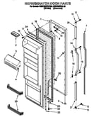 Refrigerator door