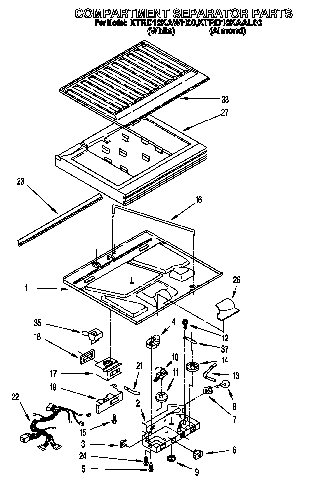 Compartment separator