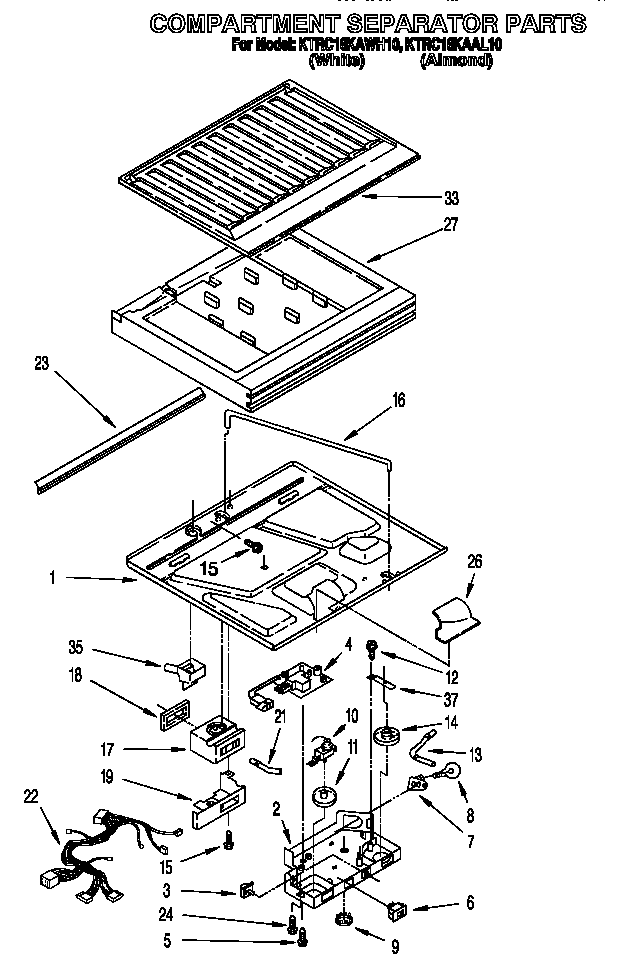 Compartment separator