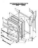 Refrigerator door