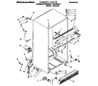 KitchenAid KTRC18KAWH11 cabinet diagram