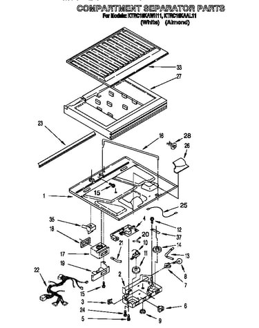Compartment separator